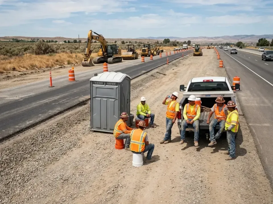 highway-road-construction-crew-007 — frequently asked questions, Porta Potty and Restroom Rentals in Lewisburg, WV